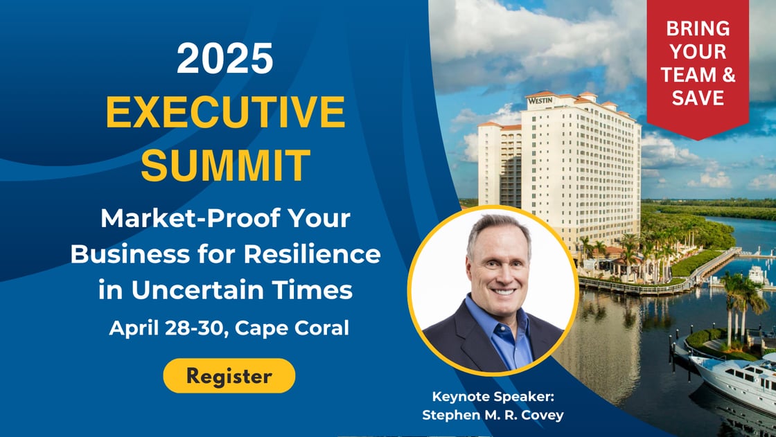 2025 Executive Summit Bring Your Team Ad